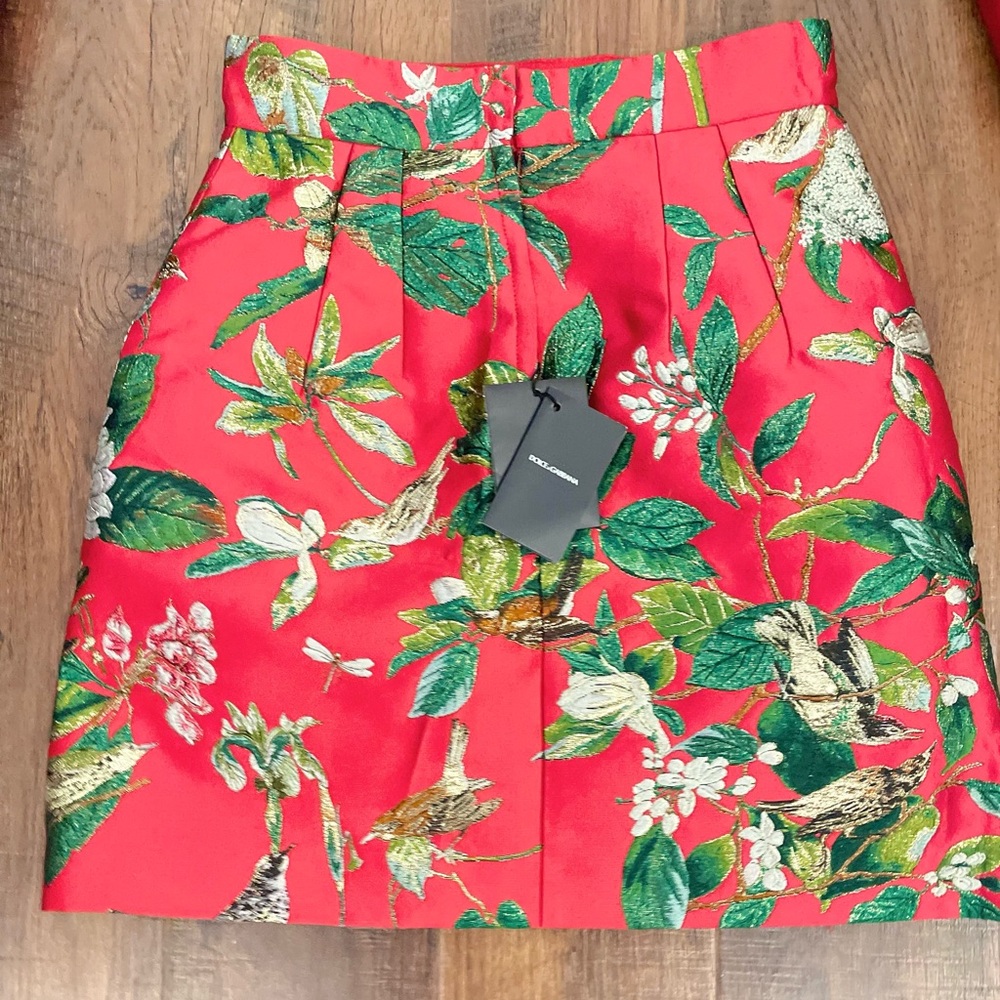 Dolce & Gabbana Jacquard A-Line mini Skirt